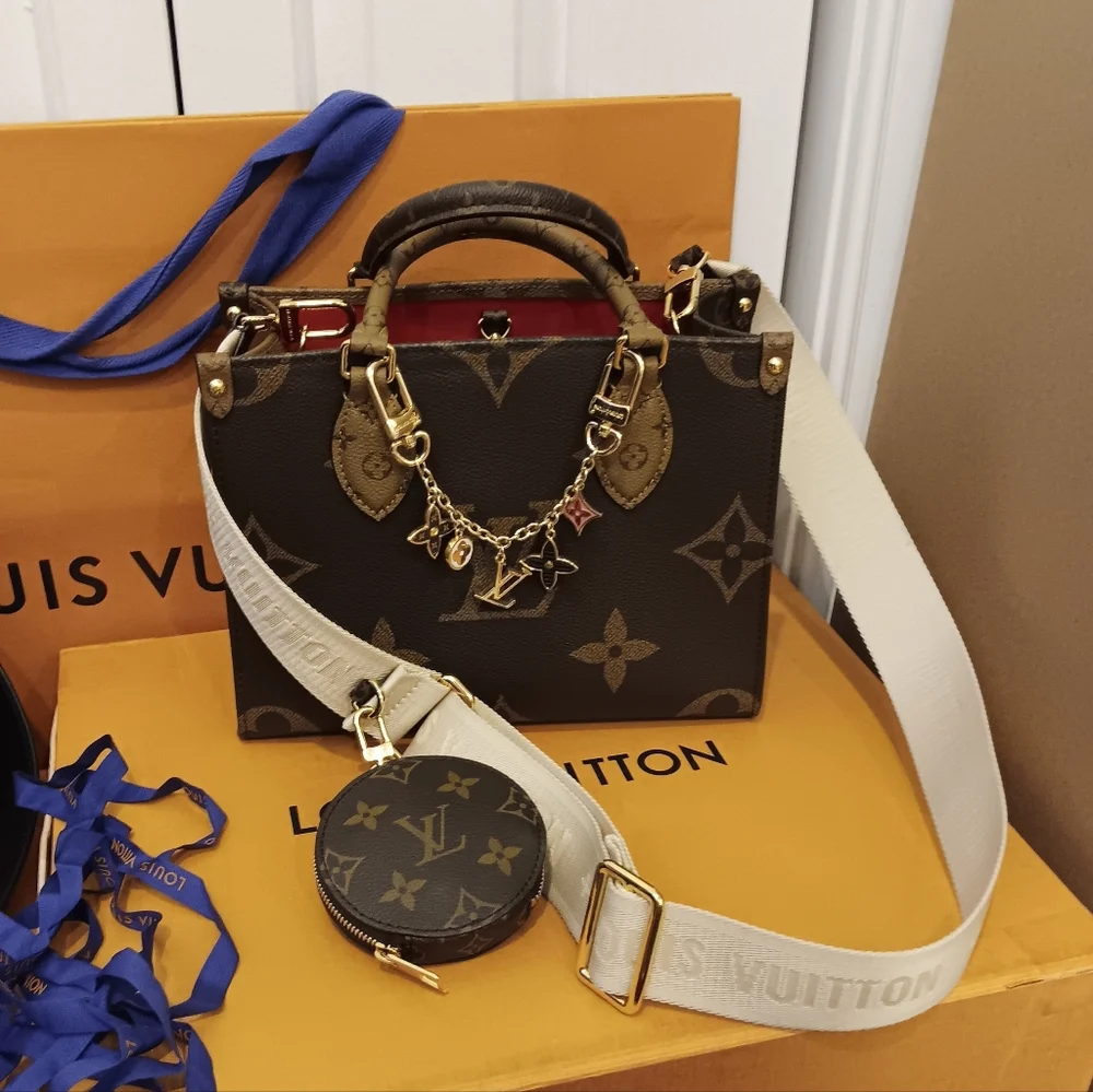Traded 💕 Louis Vuitton OnTheGo Pm - Just Showing - Picture 5 of 7